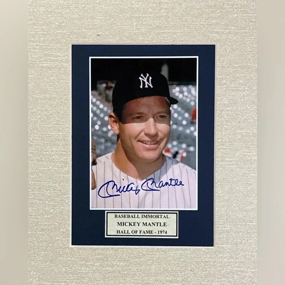 - Mickey Mantle New York Yankees signed photo - Picture 1 of 1